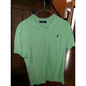 Nautica Polo Shirt Mint Green Size M